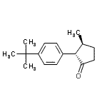 CAS#: 824390-71-8， (2S,3S)-3-Methyl-2-[4-(2-methyl-2-propanyl)phenyl]cyclopentanone