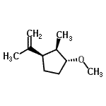 CAS#: 824391-11-9， (1R,2R,3R)-1-Isopropenyl-3-methoxy-2-methylcyclopentane