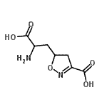 CAS#: 824394-11-8， 5-(2-Amino-2-carboxyethyl)-4,5-dihydro-1,2-oxazole-3-carboxylic acid