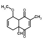 CAS#: 824427-16-9， 8-Methoxy-2,4a-dimethyl-4a,5,8,8a-tetrahydro-1,4-naphthalenedione