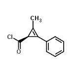 CAS#: 82555-71-3， (1S)-2-Methyl-3-phenyl-2-cyclopropene-1-carbonyl chloride