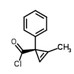 CAS#: 82555-74-6， (1R)-2-Methyl-1-phenyl-2-cyclopropene-1-carbonyl chloride