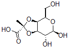 CAS#: 82556-10-3， (S)-3,4-O-(1-Carboxyethylidene)-beta-D-Galactopyranose