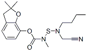CAS#: 82560-32-5， (2,2-Dimethyl-3H-Benzofuran-7-Yl) N-(Butyl-(Cyanomethyl)Amino)Sulfanyl-N-Methyl-Carbamate