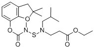 CAS#: 82560-64-3， N-(((((2,3-Dihydro-2,2-Dimethyl-7-Benzofuranyl)Oxy)Carbonyl)Methylamino)Thio)-N-(2-Methylpropyl)-beta-Alanine Ethyl Ester