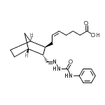 CAS#: 82597-51-1， (5Z)-7-[(1S,2R,3R,4R)-3-{(E)-[(Phenylcarbamoyl)hydrazono]methyl}bicyclo[2.2.1]hept-2-yl]-5-heptenoic acid