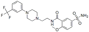 CAS#: 82608-07-9， 2-Methoxy-5-Sulfamoyl-N-[2-[4-(3-Trifluoromethylphenyl)-1-Piperazinyl]Ethyl]Benzamide