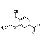 CAS#: 82613-08-9， 3-Ethoxy-4-methoxybenzoyl chloride