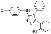 CAS#: 82619-90-7， 2-(5-((4-Chlorophenyl)Amino)-4-Phenyl-4H-1,2,4-Triazol-3-Yl)-Phenol