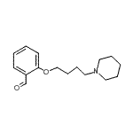 CAS#: 82625-42-1， 2-[4-(1-Piperidinyl)butoxy]benzaldehyde
