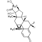 CAS#: 82662-44-0， (6alpha,9beta,11beta,16beta)-6-Fluoro-17,21-dihydroxy-16-methyl-9,11-epoxypregna-1,4-diene-3,20-dione