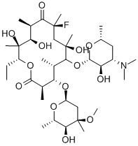 CAS 登录号：82664-20-8， 氟力索霉素