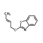 CAS#: 82679-45-6， 2-[(2E)-2-Buten-1-yloxy]-1,3-benzothiazole