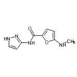 CAS#: 826991-15-5， 5-(Methylamino)-N-(1H-pyrazol-3-yl)-2-furamide