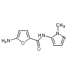CAS#: 826991-18-8， 5-Amino-N-(1-methyl-1H-pyrazol-5-yl)-2-furamide