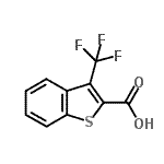 CAS#: 826995-51-1， 3-(Trifluoromethyl)-1-benzothiophene-2-carboxylic acid