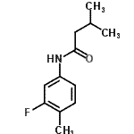 CAS#: 826996-18-3， N-(3-Fluoro-4-methylphenyl)-3-methylbutanamide