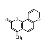 CAS#: 827024-67-9， 4-Methyl-2H,8H-thiopyrano[2,3-h]chromen-2-one