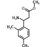 CAS 登录号：827034-71-9， 甲基3-氨基-3-(2,4-二甲基苯基)丙酸酯