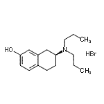 CAS#: 82730-73-2， (7S)-7-(Dipropylamino)-5,6,7,8-tetrahydro-2-naphthalenol hydrobromide (1:1)