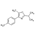 CAS#: 827302-96-5， 2-Isopropyl-5-methyl-4-(4-methylphenyl)-1,3-oxazole