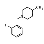 CAS#: 827333-10-8， 1-(2-Fluorobenzyl)-4-methylpiperidine