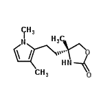 CAS#: 827344-89-8， (4R)-4-[2-(1,3-Dimethyl-1H-pyrrol-2-yl)ethyl]-4-methyl-1,3-oxazolidin-2-one