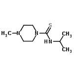 CAS#: 827590-72-7， N-Isopropyl-4-methyl-1-piperazinecarbothioamide