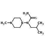 CAS#: 827591-38-8， 1-Isobutyl-1-(4-methyl-1-piperazinyl)thiourea