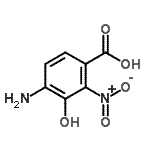 CAS#: 82819-66-7， 4-Amino-3-hydroxy-2-nitrobenzoic acid