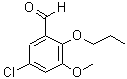 CAS#: 828272-37-3， 5-Chloro-3-methoxy-2-propoxybenzaldehyde