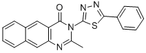 CAS#: 82828-69-1， 3-(5-Phenyl-1,3,4-Thiadiazol-2-Yl)-2-Methylbenzo[g]Quinazolin-4(3H)-One