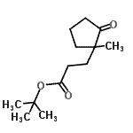 CAS#: 828291-27-6， 2-Methyl-2-propanyl 3-(1-methyl-2-oxocyclopentyl)propanoate
