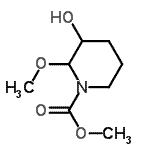 CAS#: 828699-57-6， Methyl 3-hydroxy-2-methoxy-1-piperidinecarboxylate