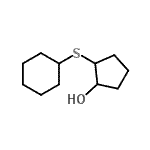 CAS#: 828913-99-1， 2-(Cyclohexylsulfanyl)cyclopentanol