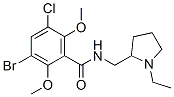 CAS#: 82935-27-1， 3-Bromo-5-Chloro-N-[(1-Ethylpyrrolidin-2-Yl)Methyl]-2,6-Dimethoxybenzamide
