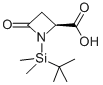 结构式 CAS# 82938-50-9, (4S)-N-(叔丁基二甲基硅烷基)氮杂环丁-2-酮-4-羧酸