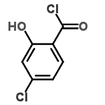 结构式 CAS# 82944-13-6, 4-氯-2-羟基苯甲酰氯