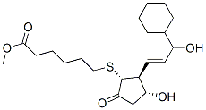 CAS#: 83009-96-5， (1R-(1alpha,2beta(1E,3S*),3alpha))-6-((2-(3-Cyclohexyl-3-Hydroxy-1-Propenyl)-3-Hydroxy-5-Oxocyclopentyl)Thio)-Hexanoic Acid Methyl Ester