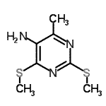 CAS#: 830321-55-6， 4-Methyl-2,6-bis(methylsulfanyl)-5-pyrimidinamine