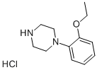 structure of CAS# 83081-75-8, 1-(2-Ethoxyphenyl)Piperazine Hydrochloride;1-O-Phenetylpiperazine Chloride;Nsc28773