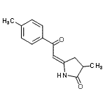 CAS#: 831181-44-3， (5E)-3-Methyl-5-[2-(4-methylphenyl)-2-oxoethylidene]-2-pyrrolidinone