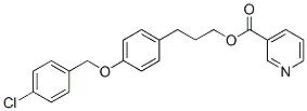 CAS#: 83123-62-0， 3-[4-[(4-Chlorophenyl)Methoxy]Phenyl]Propyl Pyridine-3-Carboxylate
