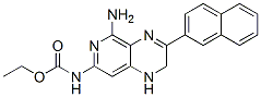 CAS#: 83269-07-2， (5-Amino-1,2-Dihydro-3-(2-Naphthalenyl)Pyrido(3,4-B)Pyrazin-7-Yl)-Carbamic Acid Ethyl Ester