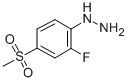 结构式 CAS# 832714-48-4, 2-氟-4-(甲基磺酰基)苯基肼