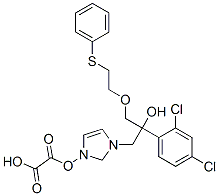 CAS 登录号:83337-92-2, 2-(2,4-二氯苯基)-1-咪唑-1-基-3-(2-苯基巯基乙氧基)丙-2-醇,草酸