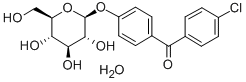 CAS#: 83355-63-9， (4-Chlorophenyl)(4-(beta-D-Glucopyranosyloxy)Phenyl)Methanone Hemihydrate
