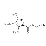 CAS#: 83362-02-1， Ethyl 2-amino-3-cyano-4-methyl-1H-pyrrole-1-carboxylate