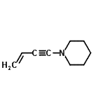 CAS#: 83363-91-1， 1-(3-Buten-1-yn-1-yl)piperidine