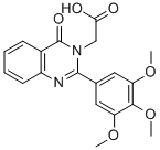 CAS#: 83408-90-6， 4-Oxo-2-(3,4,5-Trimethoxyphenyl)-3(4H)-Quinazolineacetic Acid